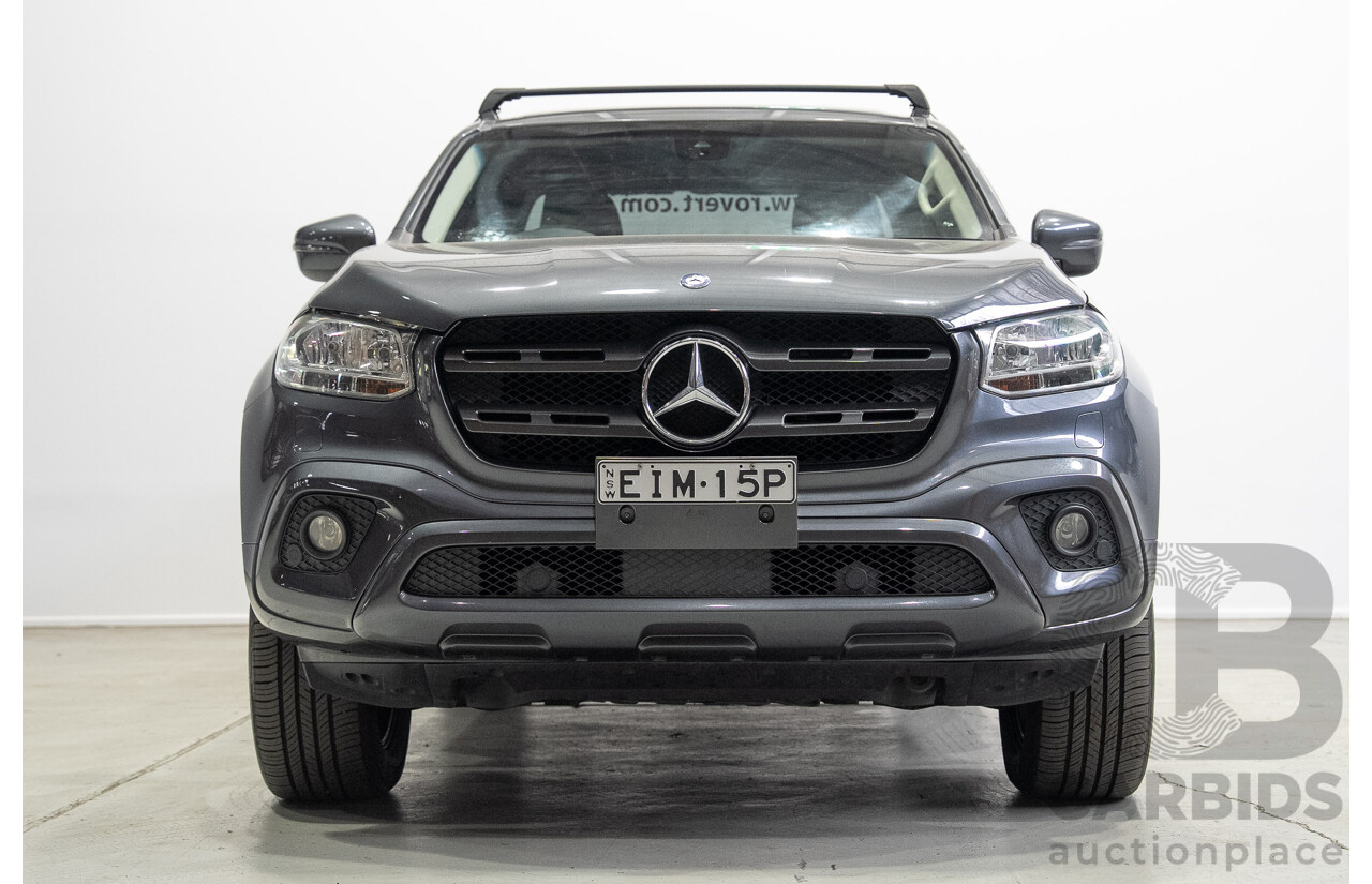 06/2020 Mercedes Benz X250d Pure (4x4) 470 4d Dual Cab P/Up Rock Grey Metallic Twin Turbo Diesel 2.3L