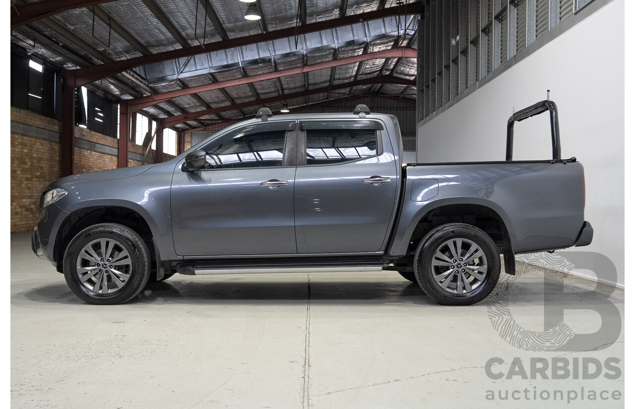 06/2020 Mercedes Benz X250d Pure (4x4) 470 4d Dual Cab P/Up Rock Grey Metallic Twin Turbo Diesel 2.3L