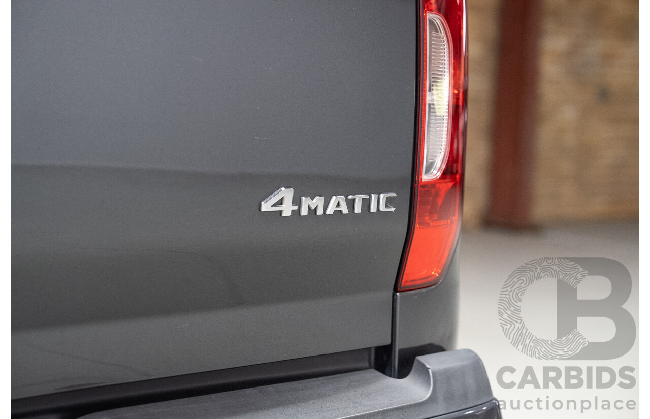 06/2020 Mercedes Benz X250d Pure (4x4) 470 4d Dual Cab P/Up Rock Grey Metallic Twin Turbo Diesel 2.3L