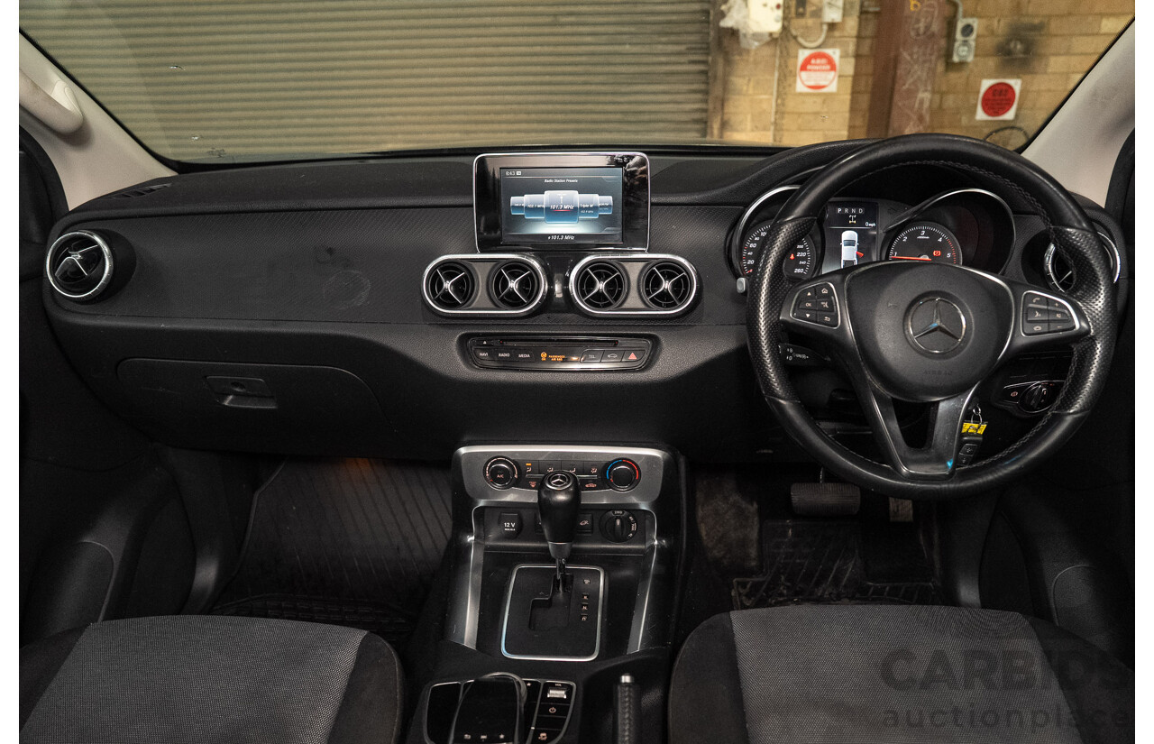 06/2020 Mercedes Benz X250d Pure (4x4) 470 4d Dual Cab P/Up Rock Grey Metallic Twin Turbo Diesel 2.3L