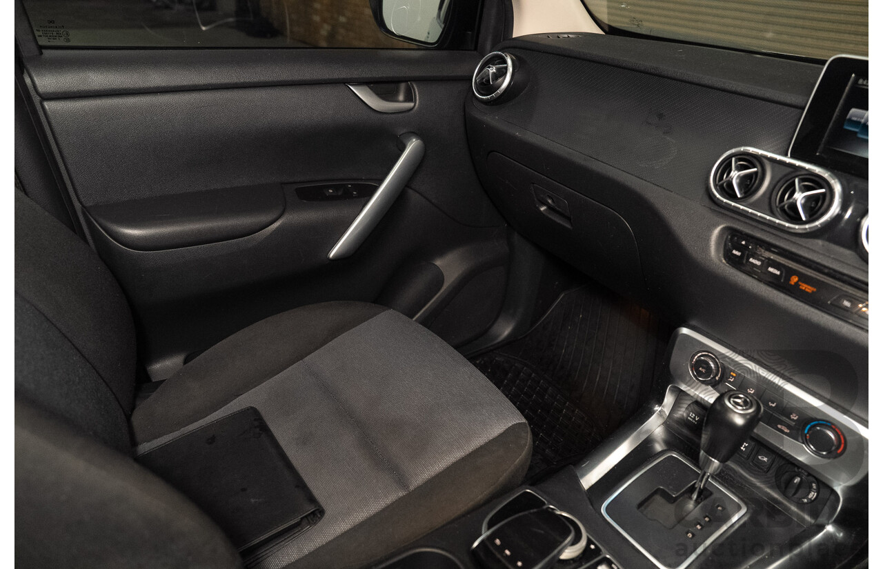 06/2020 Mercedes Benz X250d Pure (4x4) 470 4d Dual Cab P/Up Rock Grey Metallic Twin Turbo Diesel 2.3L