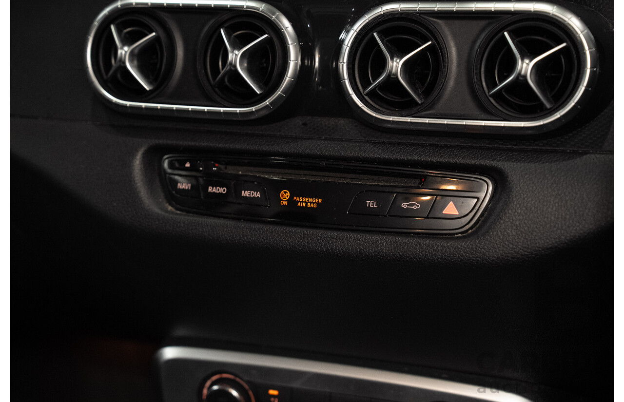 06/2020 Mercedes Benz X250d Pure (4x4) 470 4d Dual Cab P/Up Rock Grey Metallic Twin Turbo Diesel 2.3L