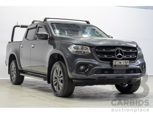 06/2020 Mercedes Benz X250d Pure (4x4) 470 4d Dual Cab P/Up Rock Grey Metallic Twin Turbo Diesel 2.3L