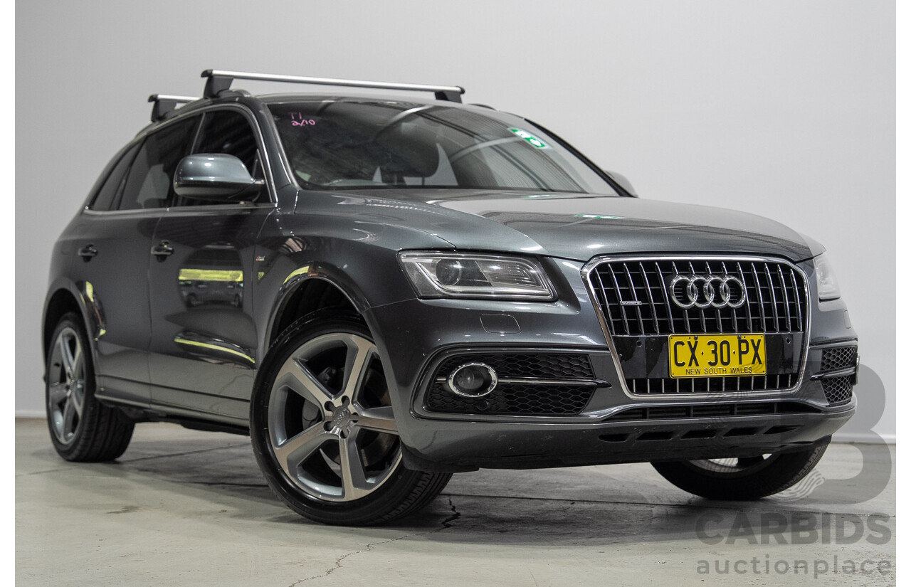 01/2013 Audi Q5 3.0 TDI Quattro (AWD) 8R MY13 4d Wagon Daytona Grey Pearl Turbo Diesel V6 3.0L