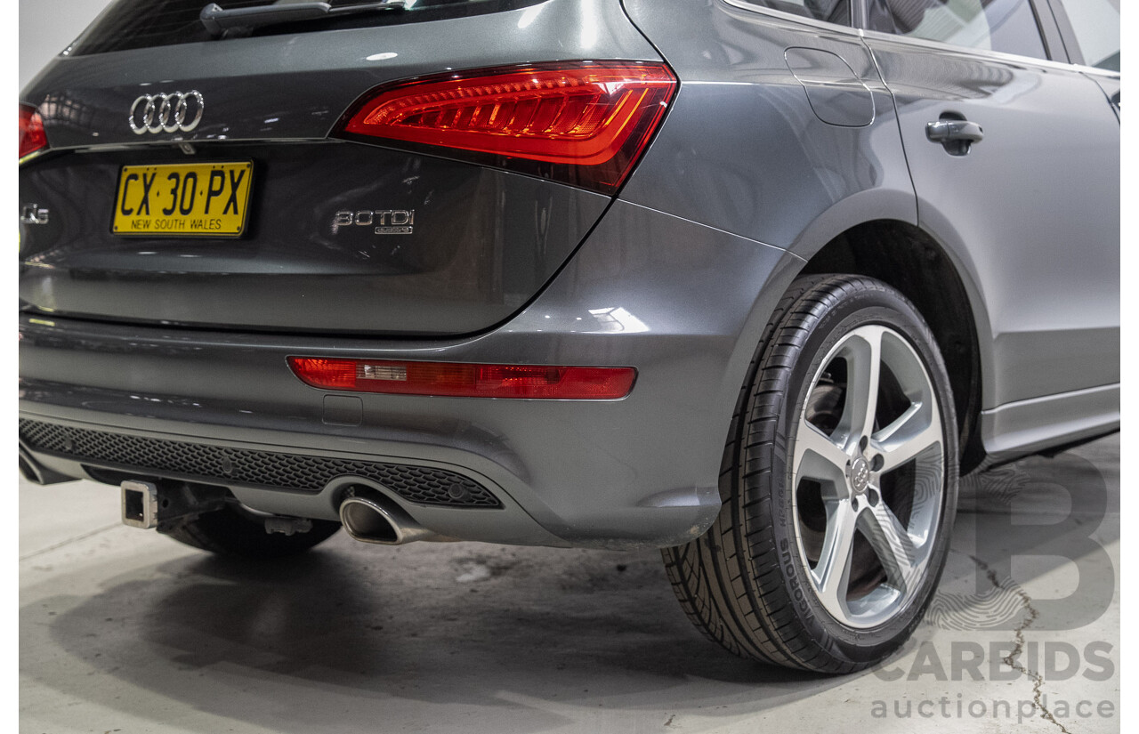 01/2013 Audi Q5 3.0 TDI Quattro (AWD) 8R MY13 4d Wagon Daytona Grey Pearl Turbo Diesel V6 3.0L