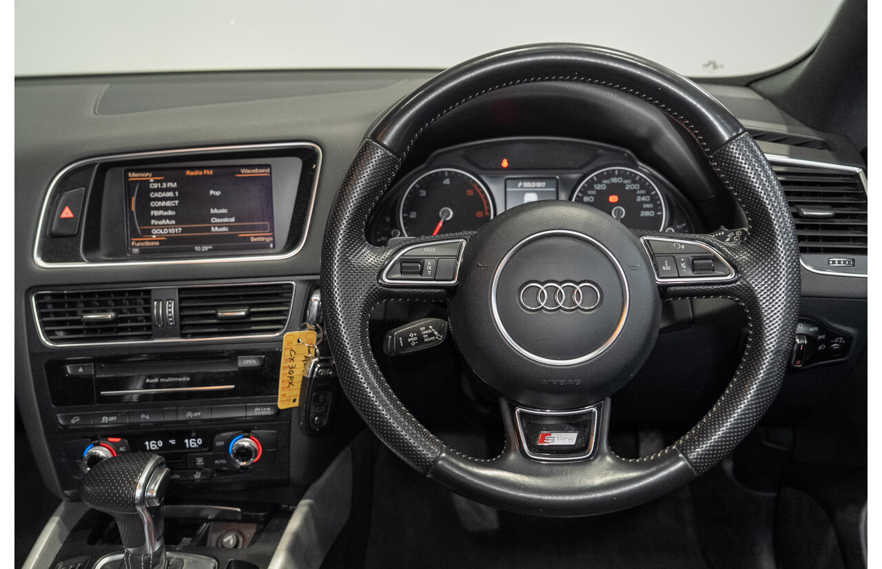01/2013 Audi Q5 3.0 TDI Quattro (AWD) 8R MY13 4d Wagon Daytona Grey Pearl Turbo Diesel V6 3.0L