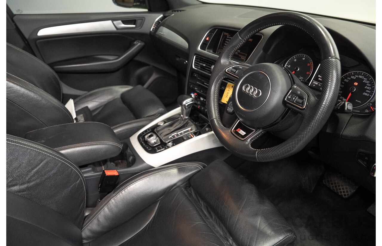 01/2013 Audi Q5 3.0 TDI Quattro (AWD) 8R MY13 4d Wagon Daytona Grey Pearl Turbo Diesel V6 3.0L
