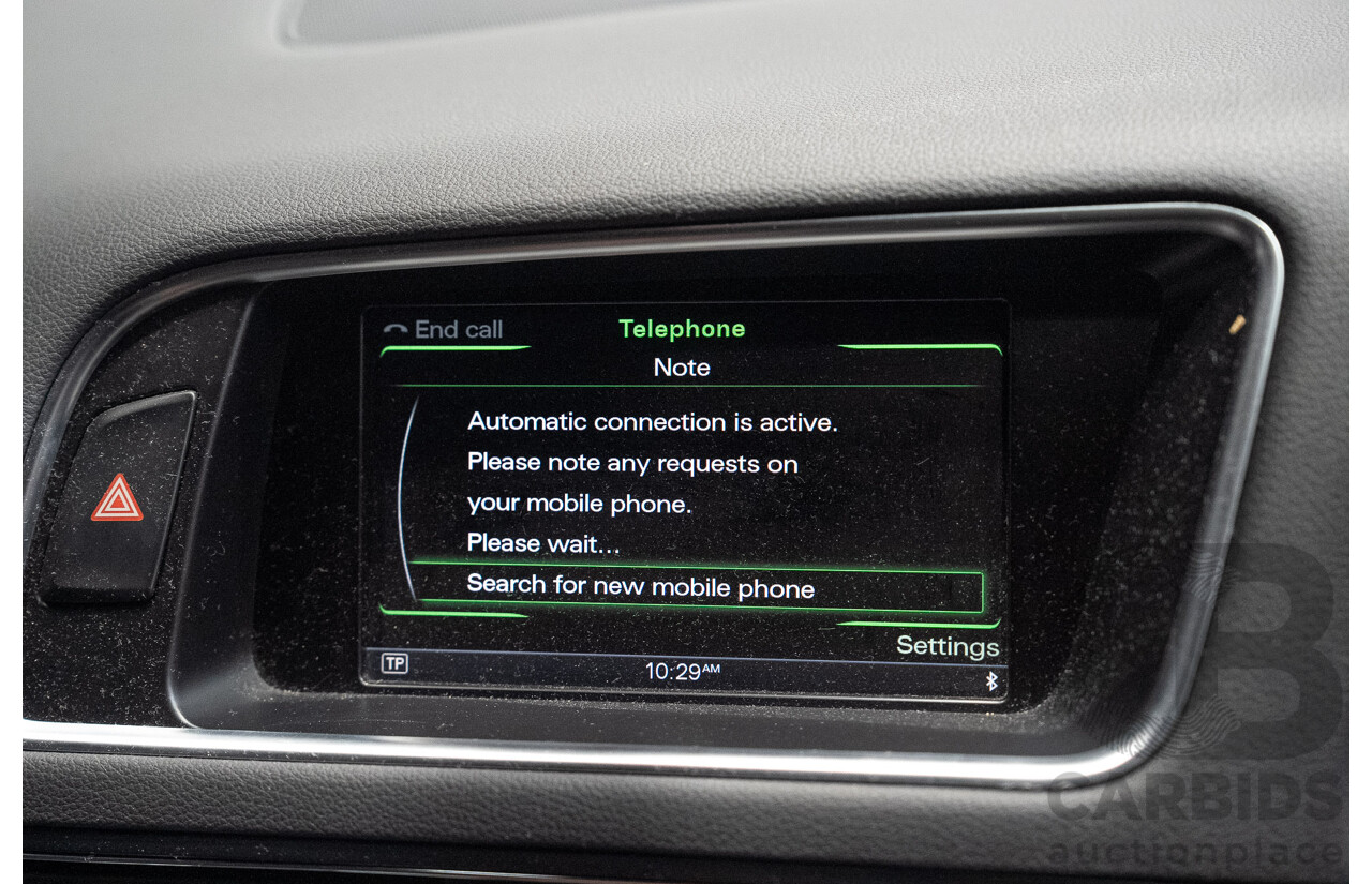 01/2013 Audi Q5 3.0 TDI Quattro (AWD) 8R MY13 4d Wagon Daytona Grey Pearl Turbo Diesel V6 3.0L
