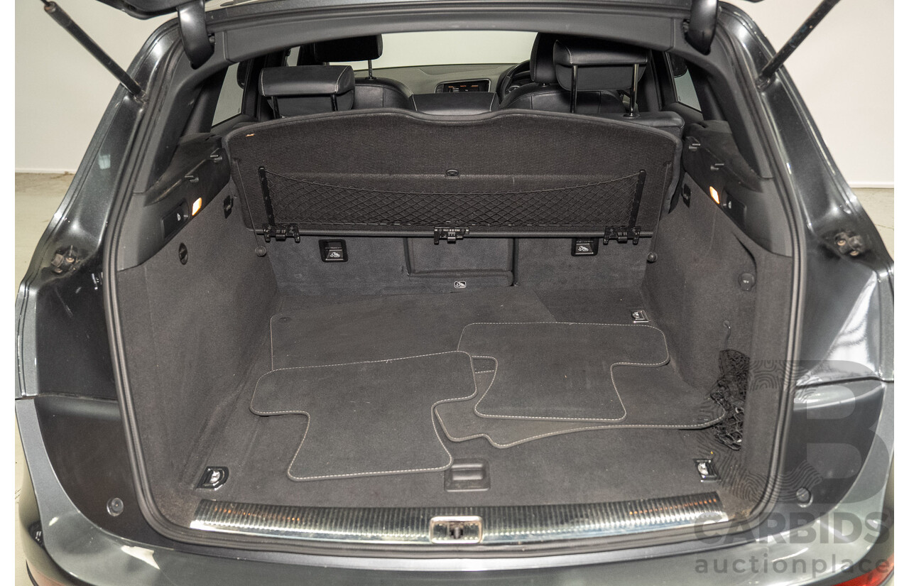 01/2013 Audi Q5 3.0 TDI Quattro (AWD) 8R MY13 4d Wagon Daytona Grey Pearl Turbo Diesel V6 3.0L