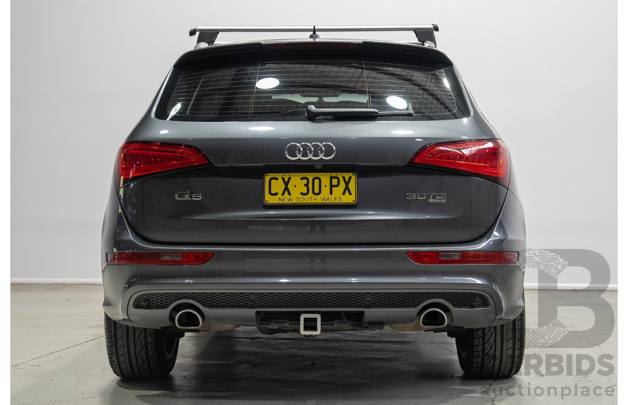 01/2013 Audi Q5 3.0 TDI Quattro (AWD) 8R MY13 4d Wagon Daytona Grey Pearl Turbo Diesel V6 3.0L