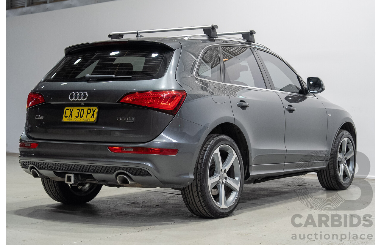 01/2013 Audi Q5 3.0 TDI Quattro (AWD) 8R MY13 4d Wagon Daytona Grey Pearl Turbo Diesel V6 3.0L