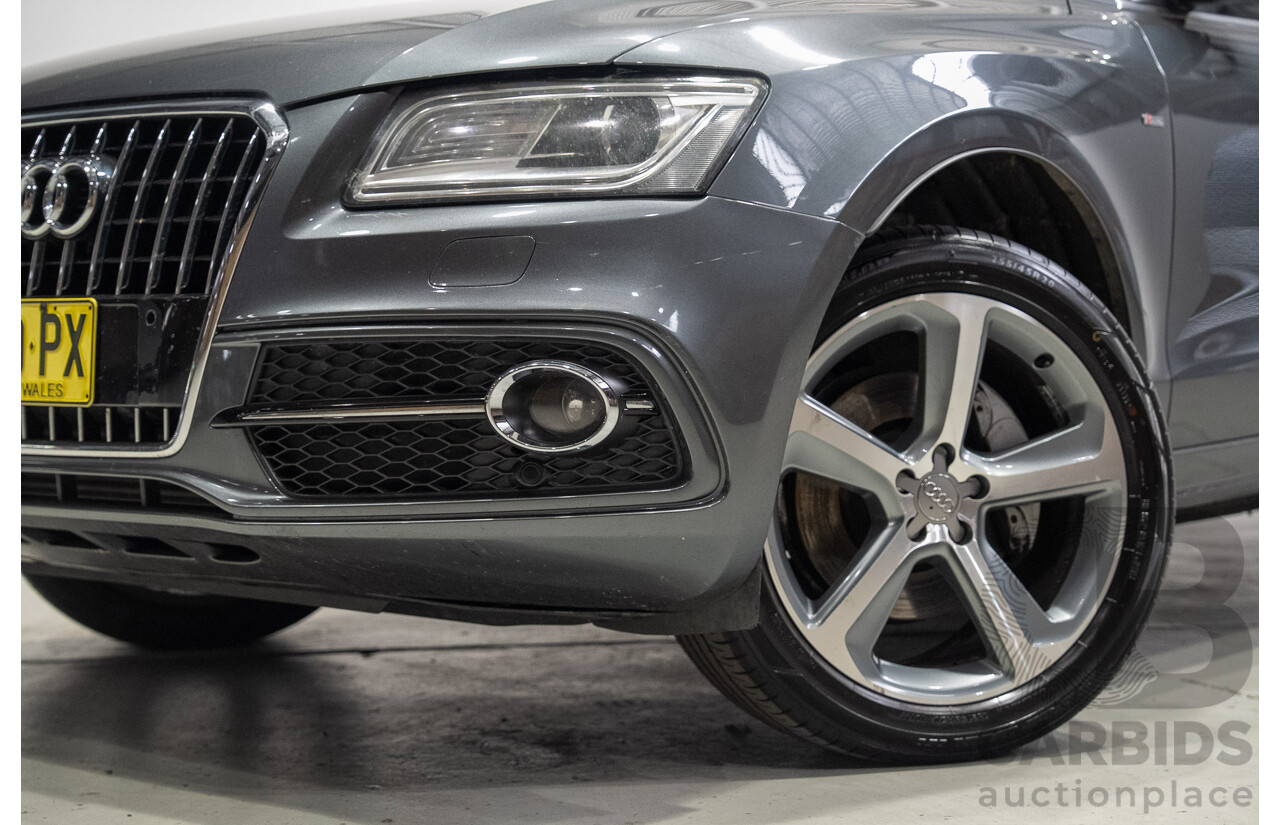 01/2013 Audi Q5 3.0 TDI Quattro (AWD) 8R MY13 4d Wagon Daytona Grey Pearl Turbo Diesel V6 3.0L