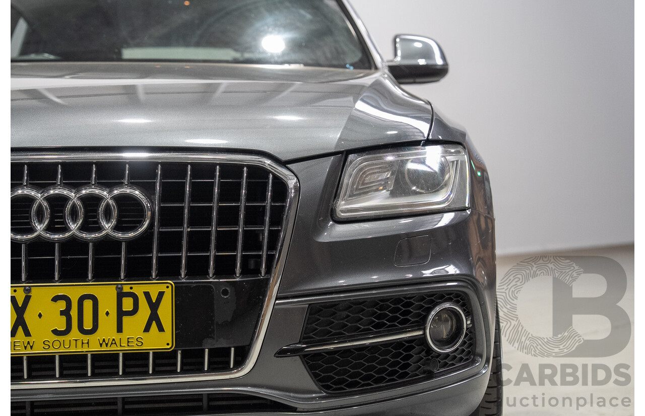 01/2013 Audi Q5 3.0 TDI Quattro (AWD) 8R MY13 4d Wagon Daytona Grey Pearl Turbo Diesel V6 3.0L