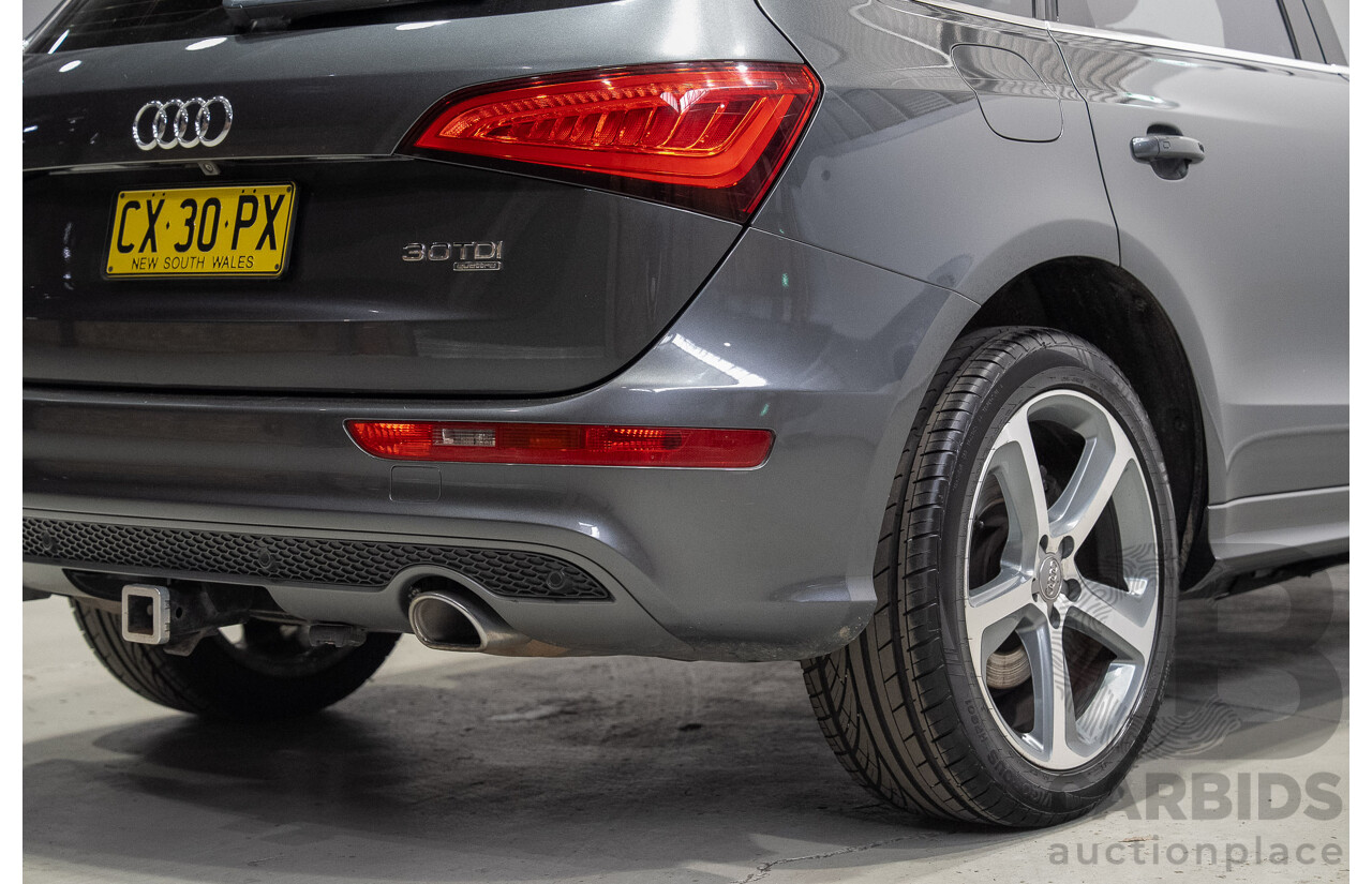 01/2013 Audi Q5 3.0 TDI Quattro (AWD) 8R MY13 4d Wagon Daytona Grey Pearl Turbo Diesel V6 3.0L