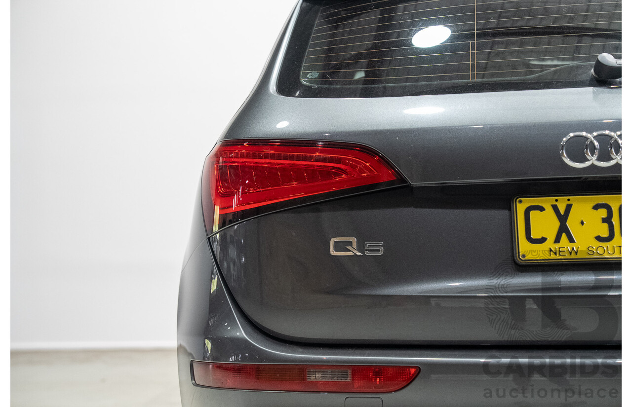 01/2013 Audi Q5 3.0 TDI Quattro (AWD) 8R MY13 4d Wagon Daytona Grey Pearl Turbo Diesel V6 3.0L