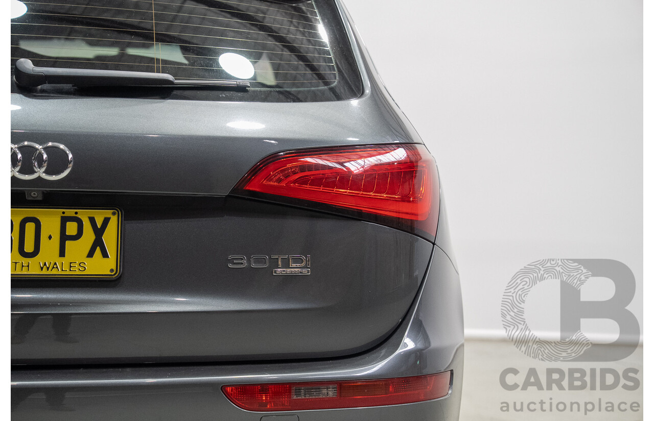 01/2013 Audi Q5 3.0 TDI Quattro (AWD) 8R MY13 4d Wagon Daytona Grey Pearl Turbo Diesel V6 3.0L