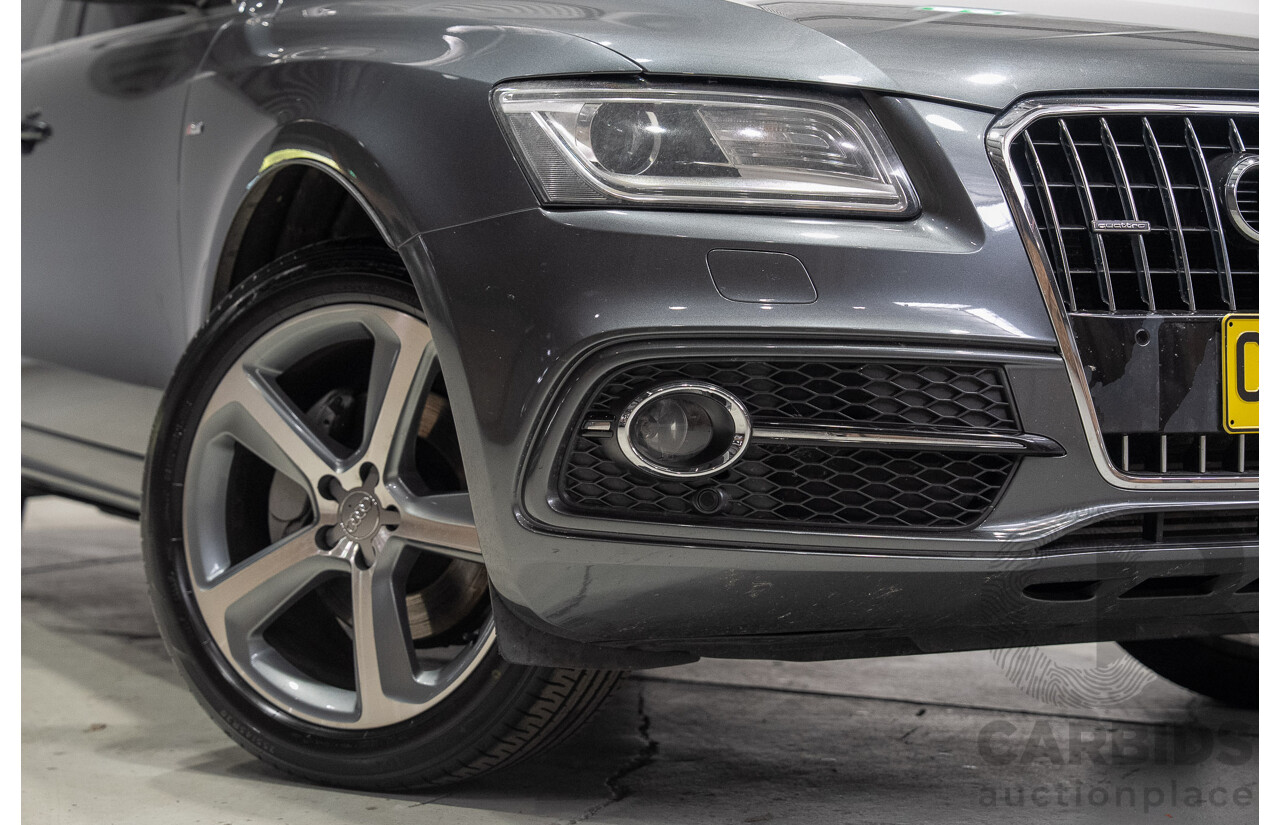 01/2013 Audi Q5 3.0 TDI Quattro (AWD) 8R MY13 4d Wagon Daytona Grey Pearl Turbo Diesel V6 3.0L