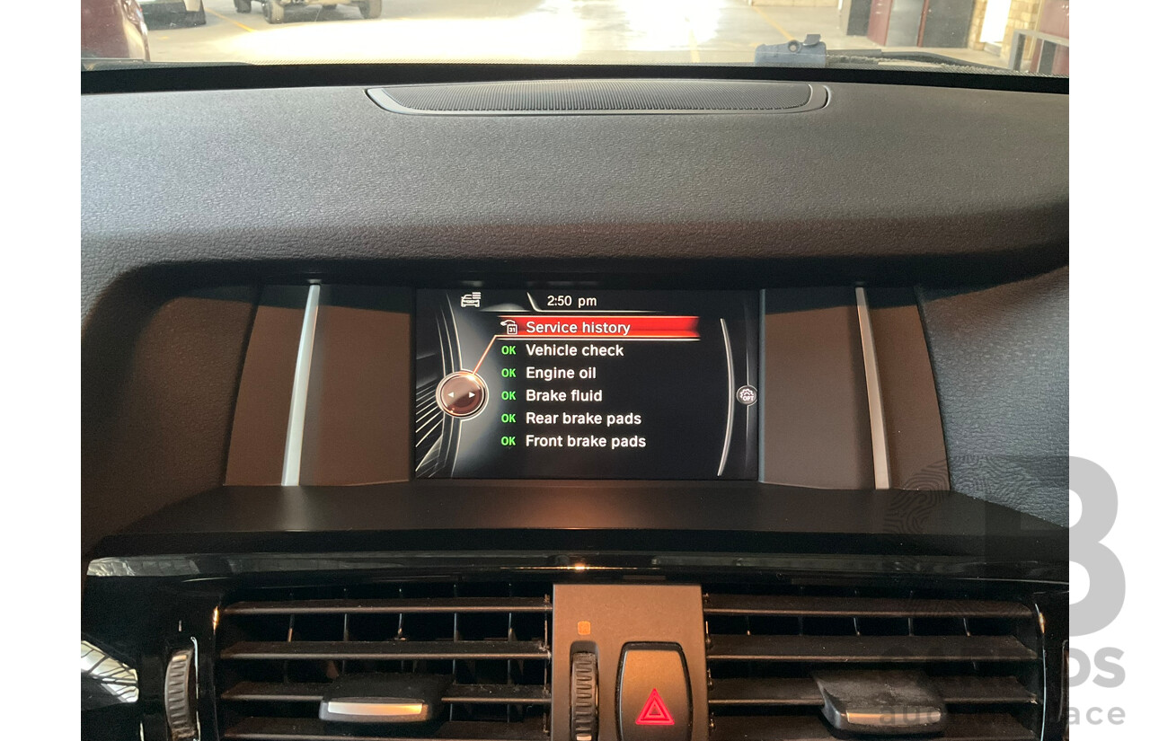10/2015 BMW X3 xDrive20d M Sport (AWD) F25 MY15 4d Wagon Black Sapphire Metallic Turbo Diesel 2.0L