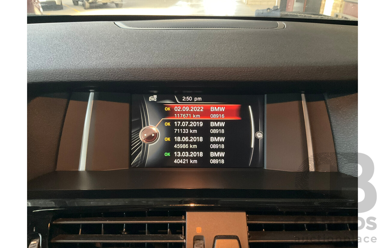 10/2015 BMW X3 xDrive20d M Sport (AWD) F25 MY15 4d Wagon Black Sapphire Metallic Turbo Diesel 2.0L