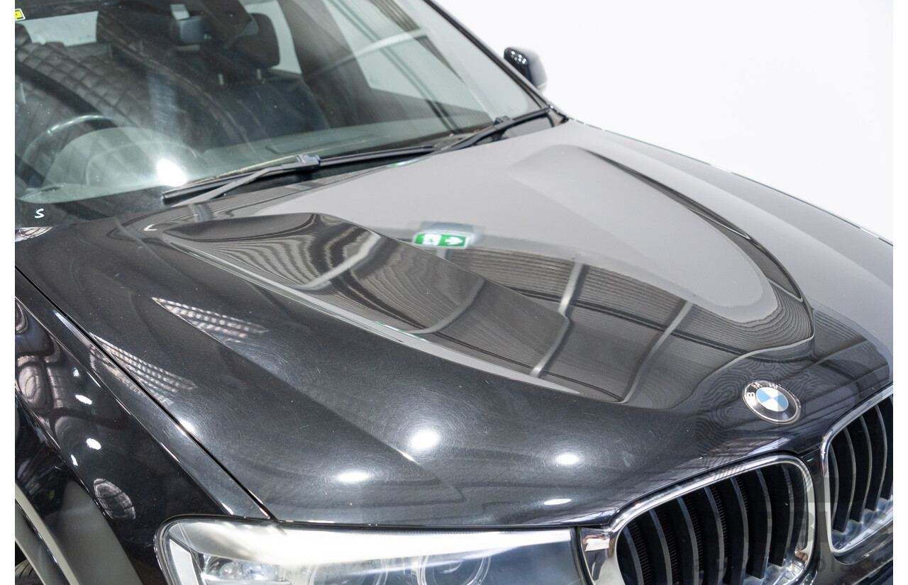 10/2015 BMW X3 xDrive20d M Sport (AWD) F25 MY15 4d Wagon Black Sapphire Metallic Turbo Diesel 2.0L