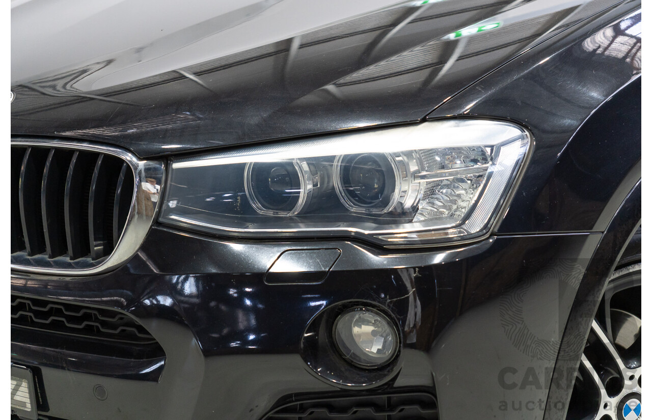 10/2015 BMW X3 xDrive20d M Sport (AWD) F25 MY15 4d Wagon Black Sapphire Metallic Turbo Diesel 2.0L