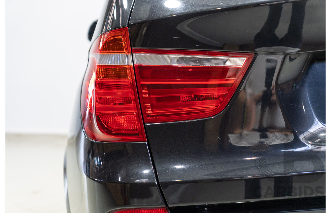 10/2015 BMW X3 xDrive20d M Sport (AWD) F25 MY15 4d Wagon Black Sapphire Metallic Turbo Diesel 2.0L