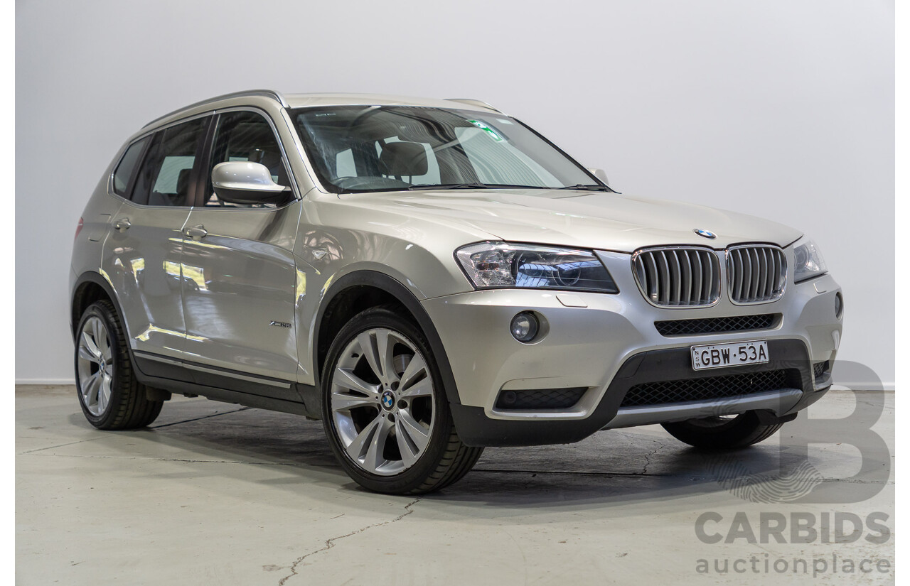 02/2011 BMW X3 xDrive30i Lifestyle (4WD) E83 MY09 4d Wagon Mineral Silver Metallic 3.0L