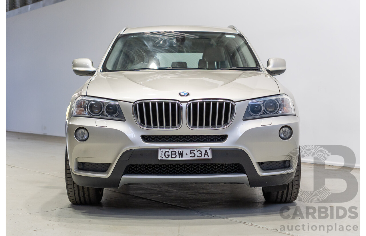 02/2011 BMW X3 xDrive30i Lifestyle (4WD) E83 MY09 4d Wagon Mineral Silver Metallic 3.0L