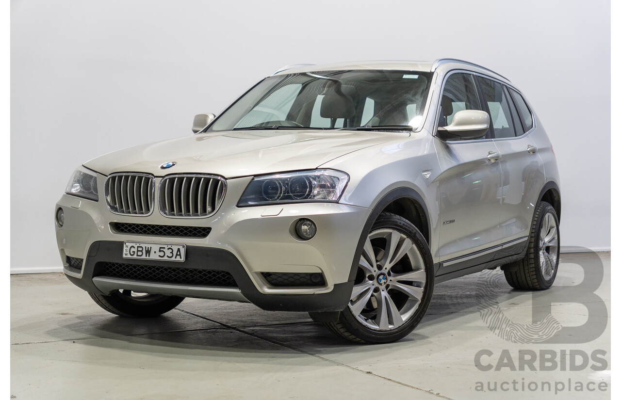 02/2011 BMW X3 xDrive30i Lifestyle (4WD) E83 MY09 4d Wagon Mineral Silver Metallic 3.0L