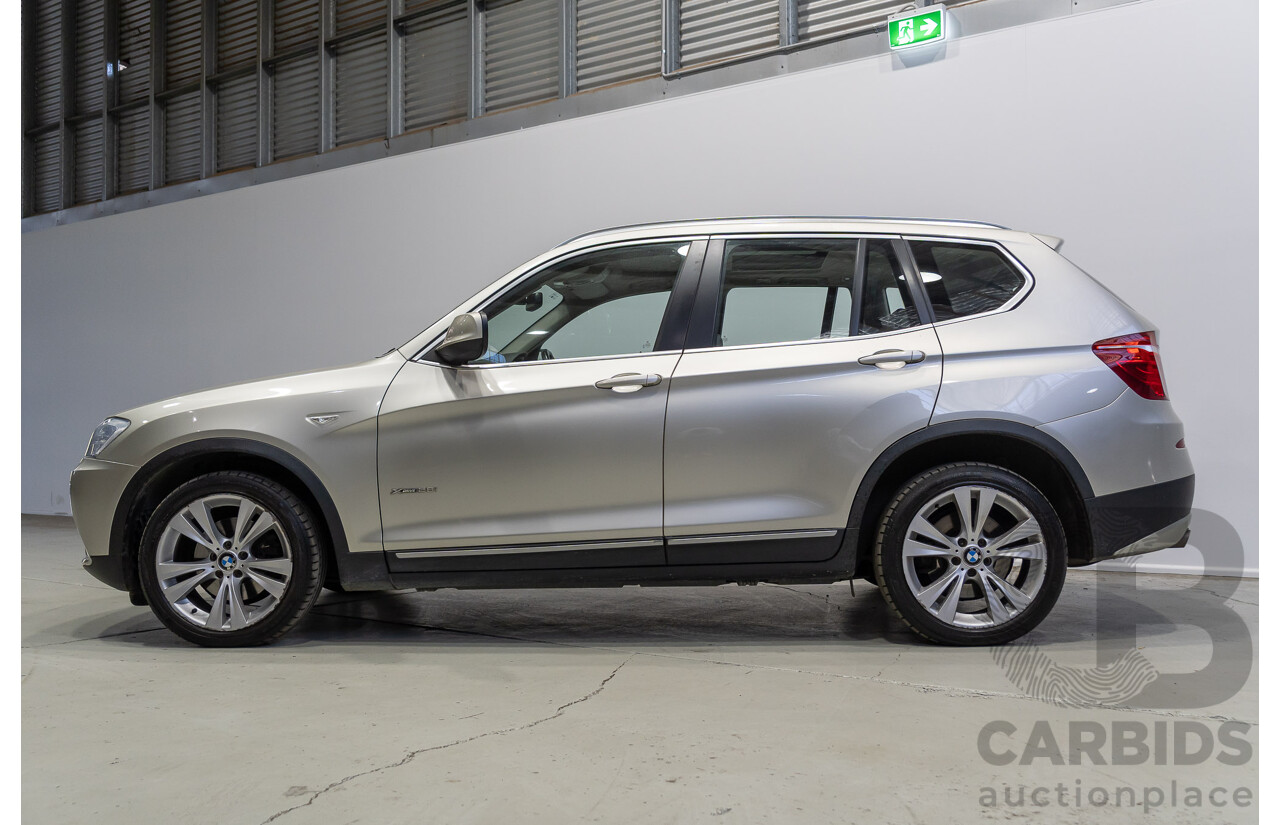 02/2011 BMW X3 xDrive30i Lifestyle (4WD) E83 MY09 4d Wagon Mineral Silver Metallic 3.0L