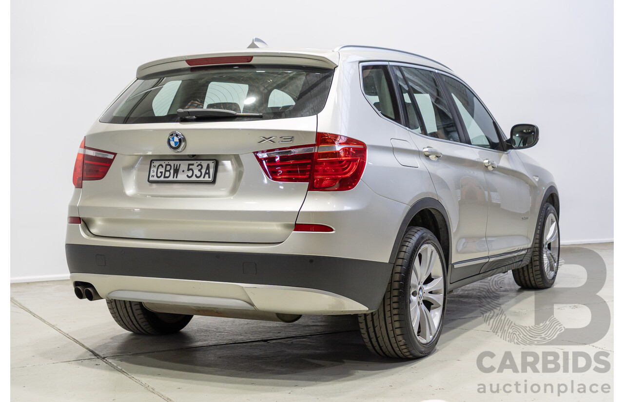 02/2011 BMW X3 xDrive30i Lifestyle (4WD) E83 MY09 4d Wagon Mineral Silver Metallic 3.0L