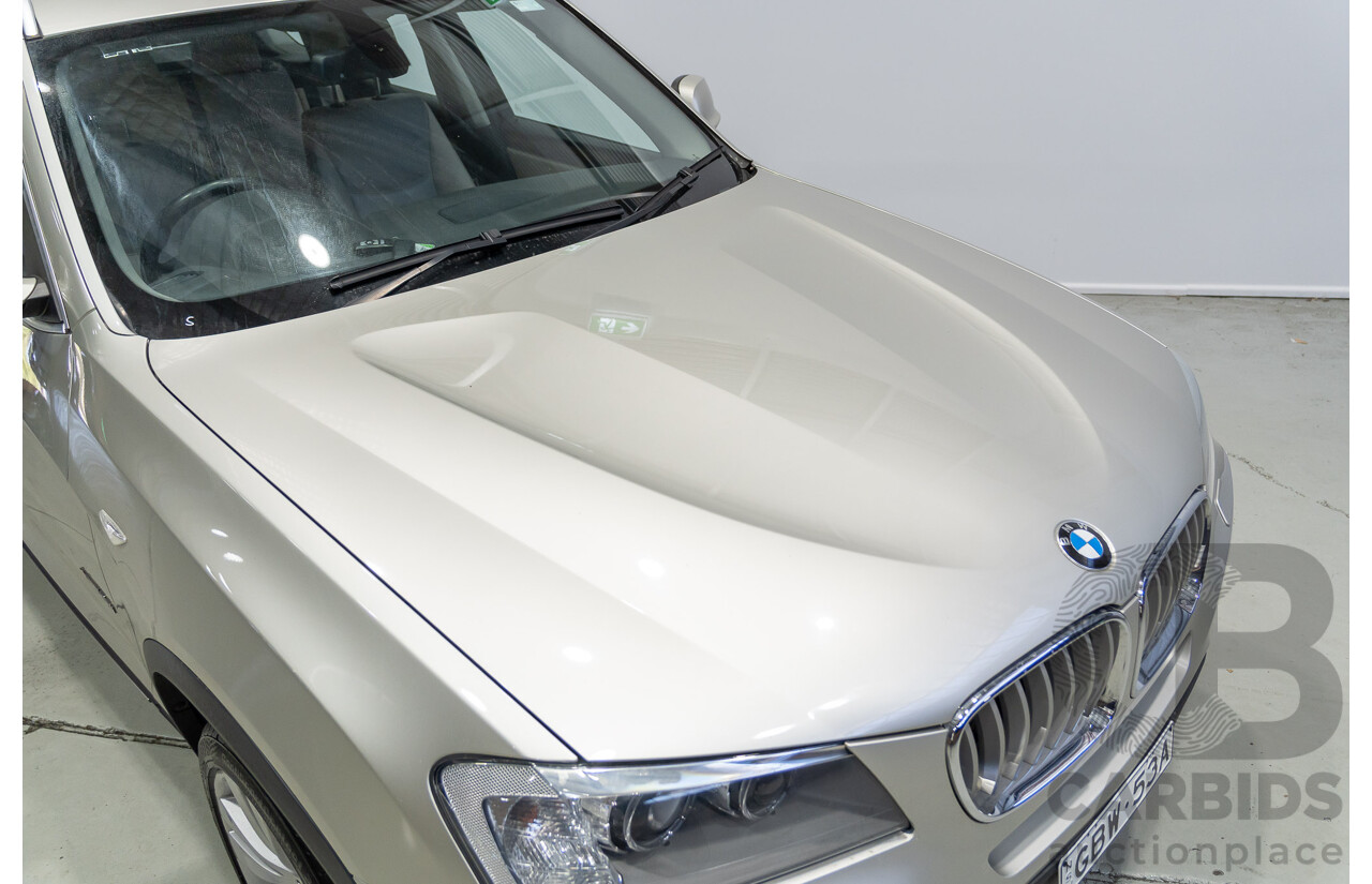 02/2011 BMW X3 xDrive30i Lifestyle (4WD) E83 MY09 4d Wagon Mineral Silver Metallic 3.0L