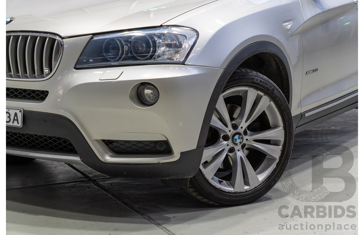 02/2011 BMW X3 xDrive30i Lifestyle (4WD) E83 MY09 4d Wagon Mineral Silver Metallic 3.0L