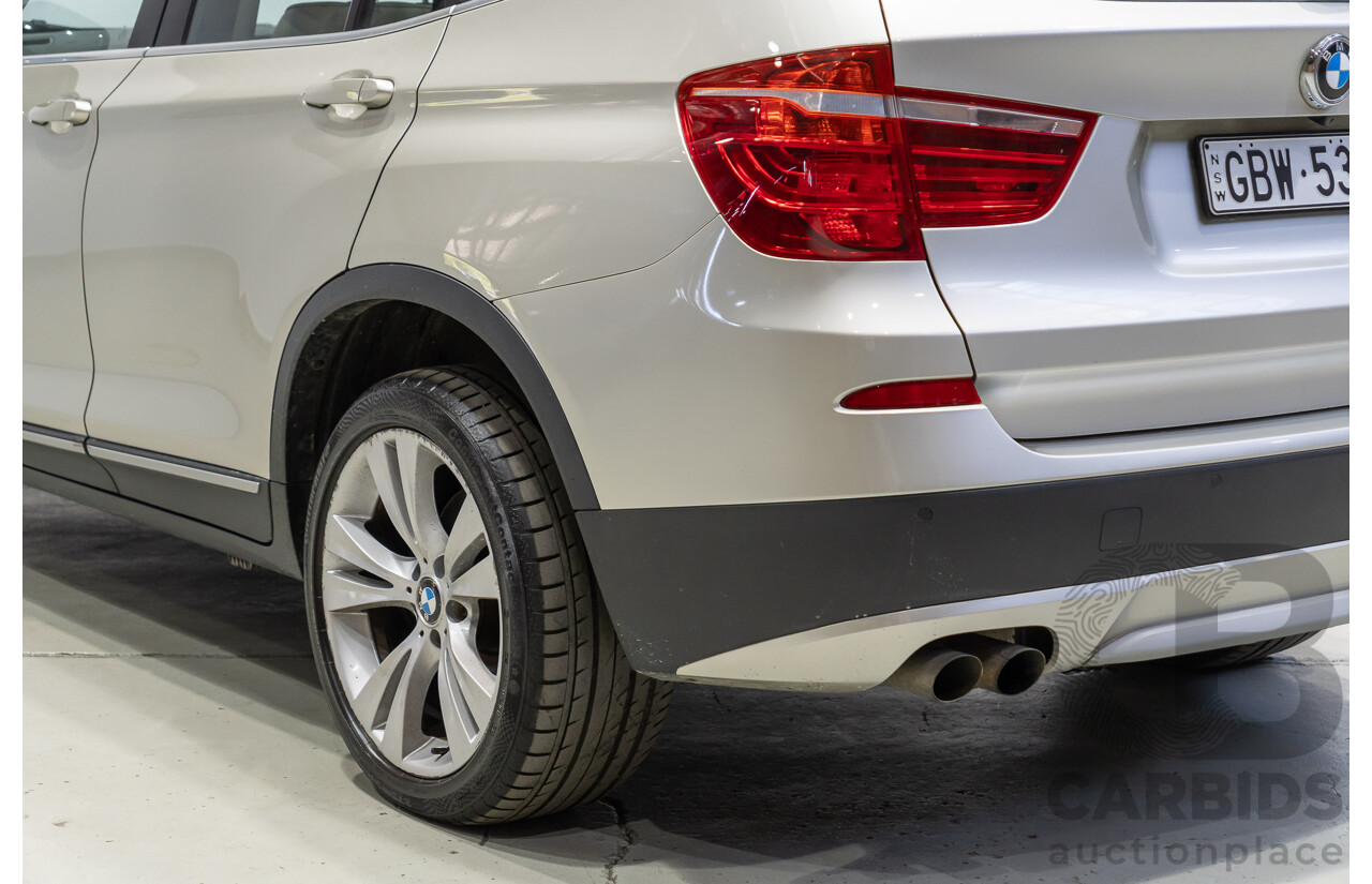 02/2011 BMW X3 xDrive30i Lifestyle (4WD) E83 MY09 4d Wagon Mineral Silver Metallic 3.0L