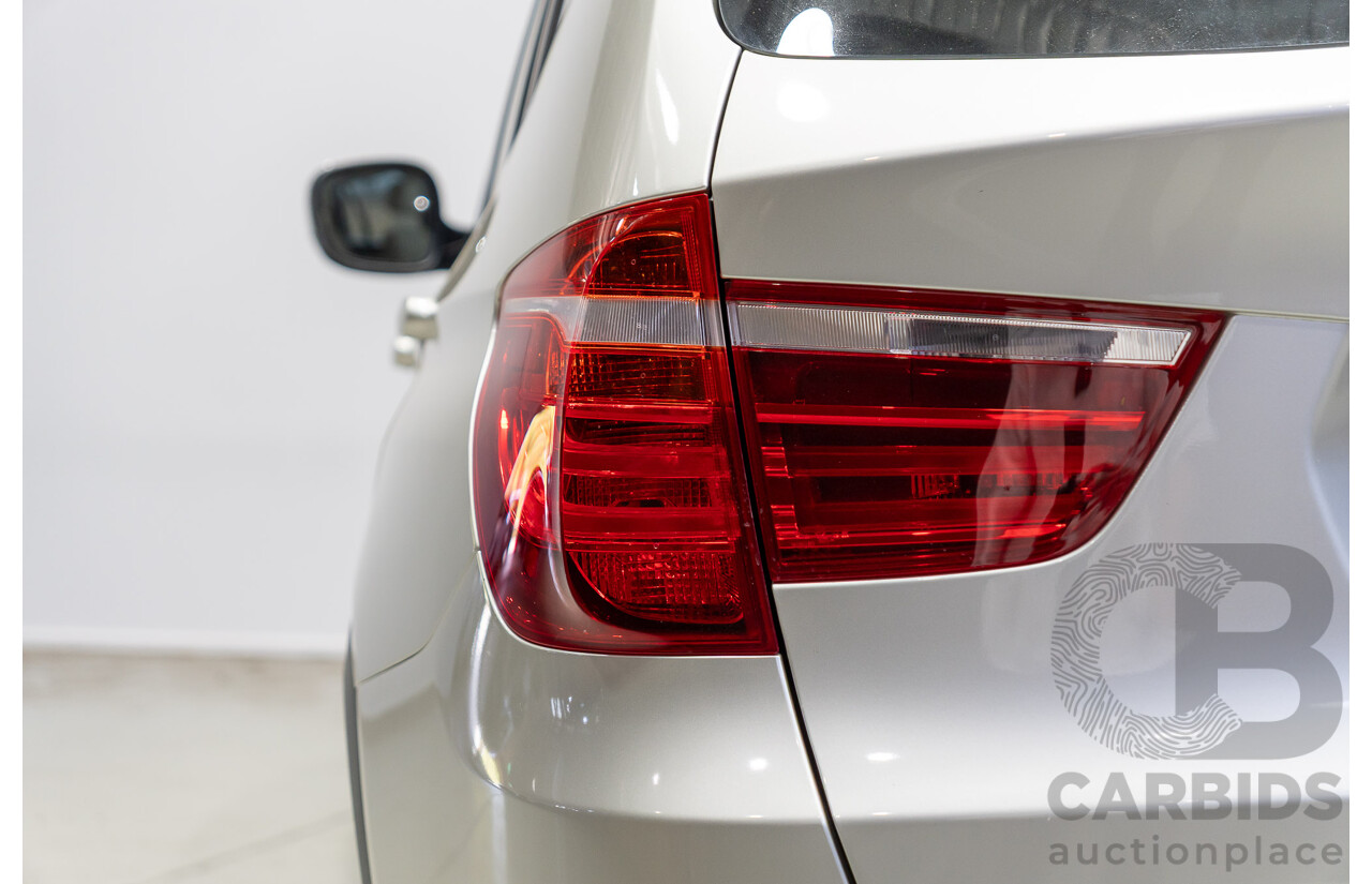 02/2011 BMW X3 xDrive30i Lifestyle (4WD) E83 MY09 4d Wagon Mineral Silver Metallic 3.0L