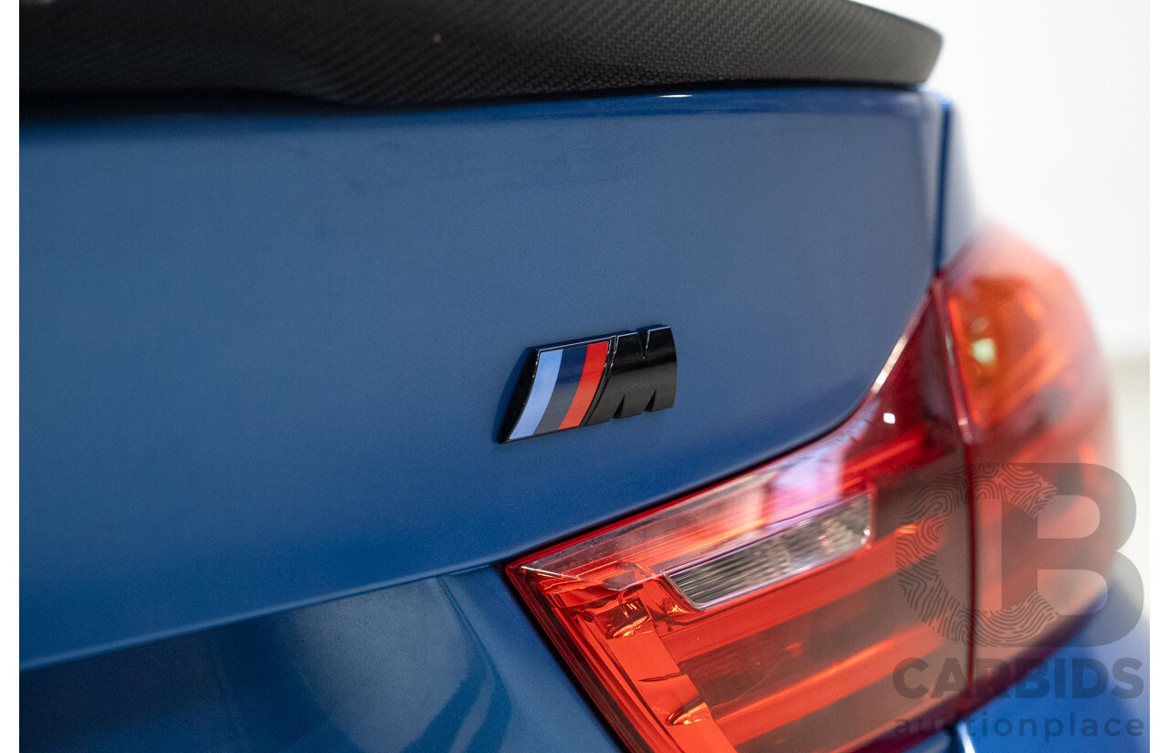 7/2016 BMW 430i M Sport F32 MY16.5 2d Coupe Estoril Blue Turbo 2.0L