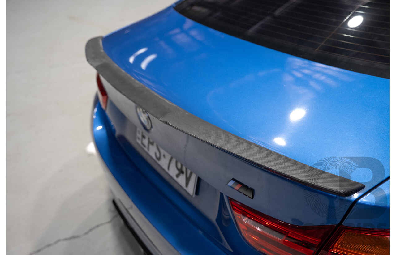 7/2016 BMW 430i M Sport F32 MY16.5 2d Coupe Estoril Blue Turbo 2.0L