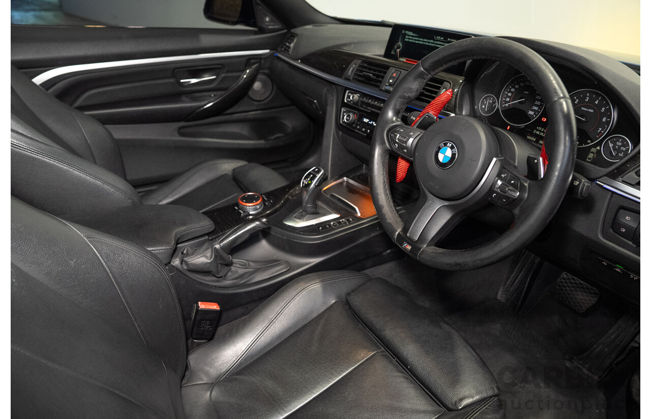 7/2016 BMW 430i M Sport F32 MY16.5 2d Coupe Estoril Blue Turbo 2.0L