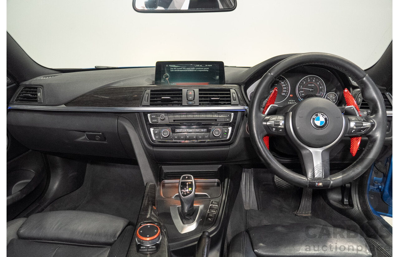 7/2016 BMW 430i M Sport F32 MY16.5 2d Coupe Estoril Blue Turbo 2.0L