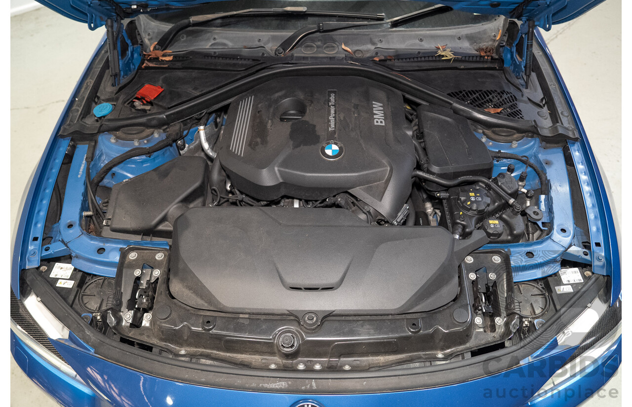 7/2016 BMW 430i M Sport F32 MY16.5 2d Coupe Estoril Blue Turbo 2.0L