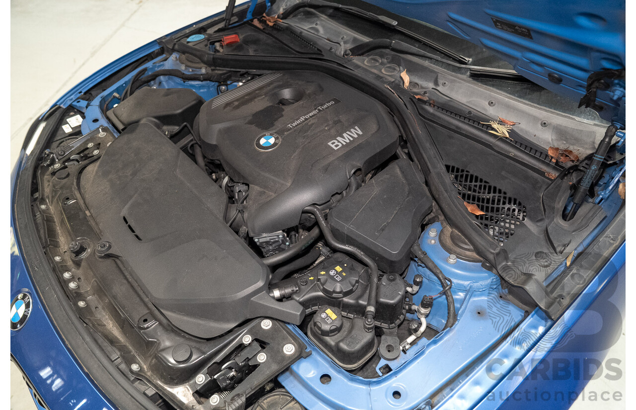 7/2016 BMW 430i M Sport F32 MY16.5 2d Coupe Estoril Blue Turbo 2.0L