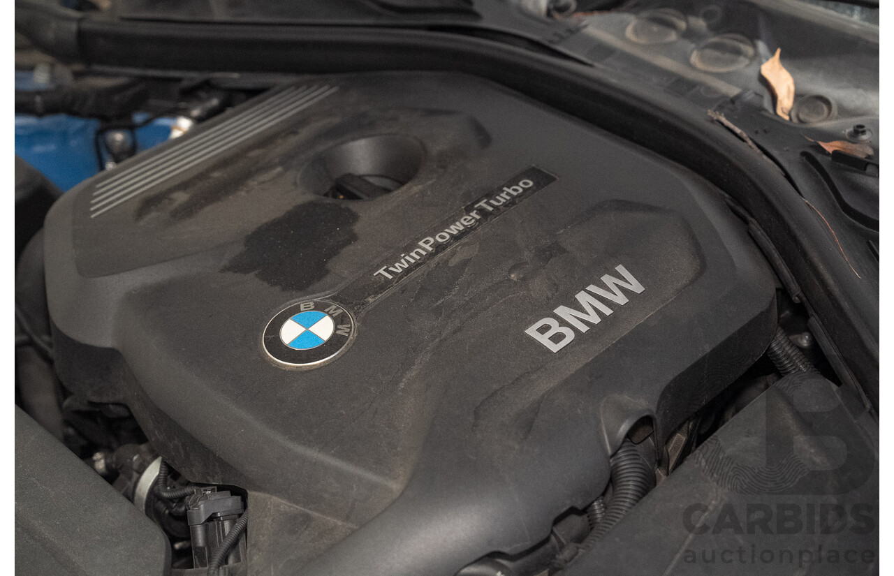 7/2016 BMW 430i M Sport F32 MY16.5 2d Coupe Estoril Blue Turbo 2.0L