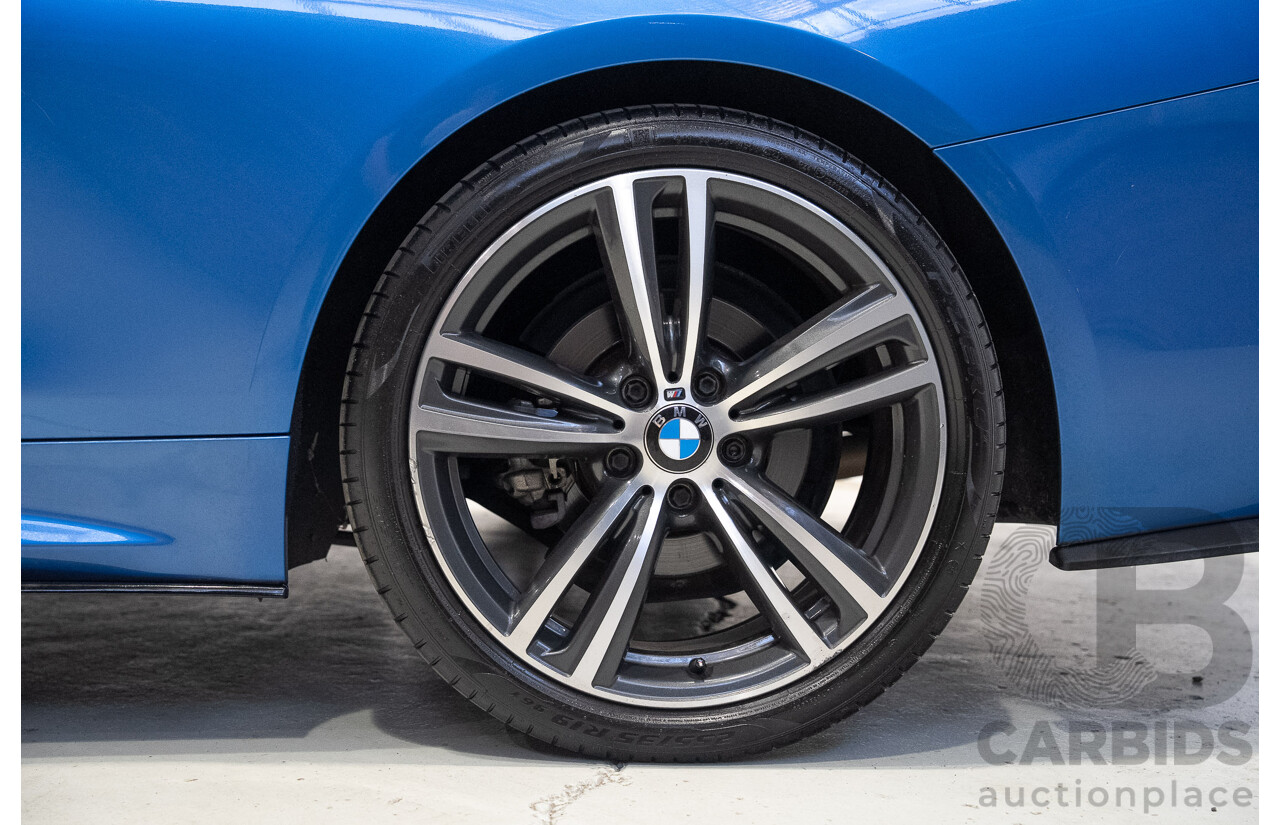 7/2016 BMW 430i M Sport F32 MY16.5 2d Coupe Estoril Blue Turbo 2.0L