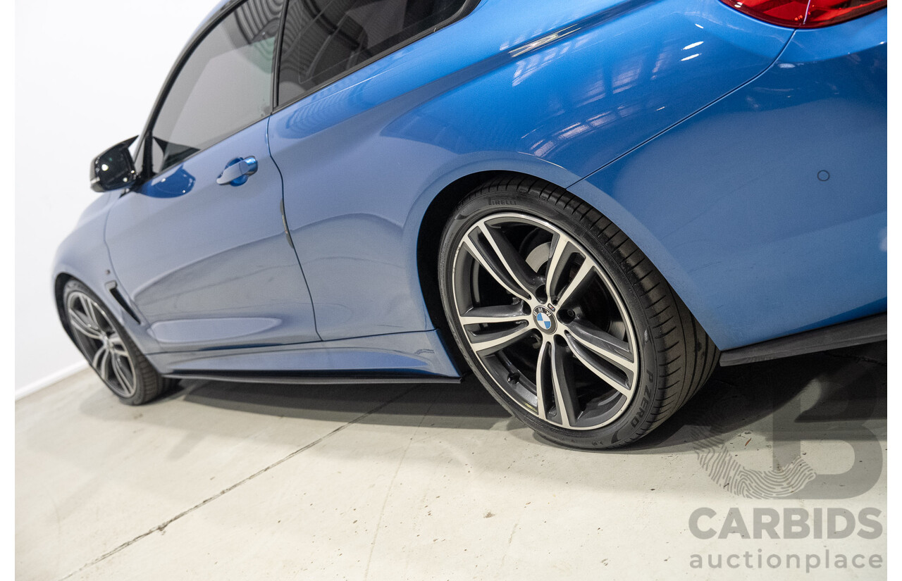 7/2016 BMW 430i M Sport F32 MY16.5 2d Coupe Estoril Blue Turbo 2.0L