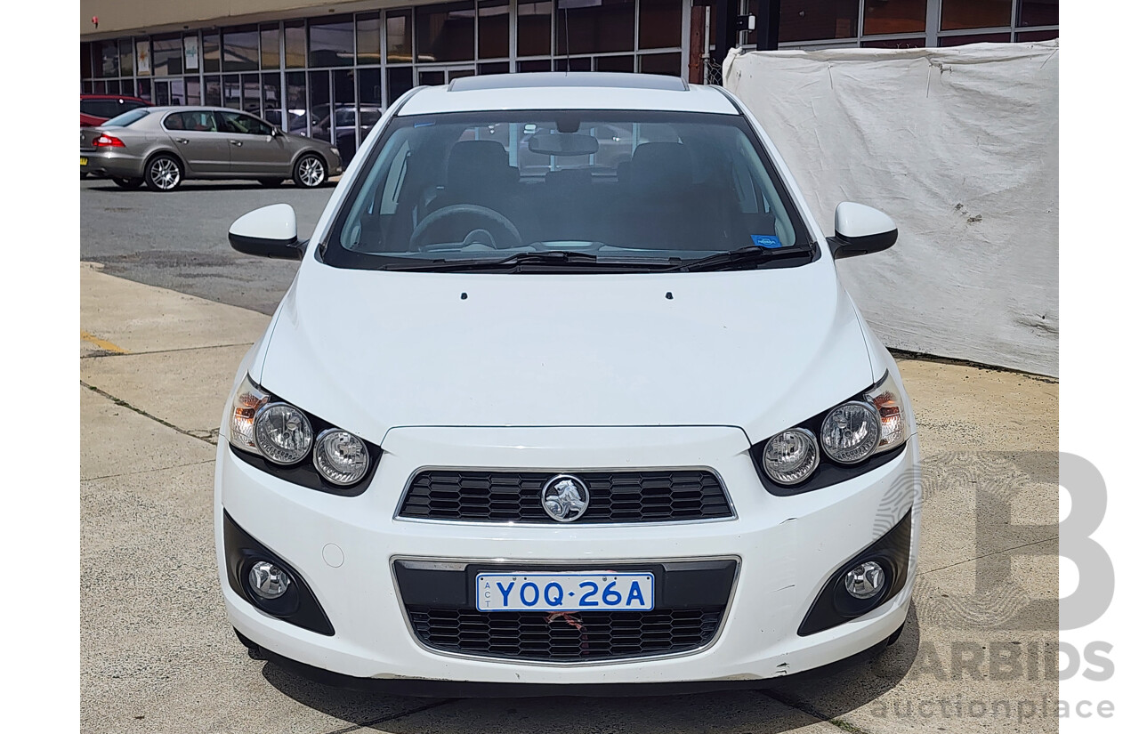 11/2012 Holden Barina  TM 5d Hatchback White 1.6L