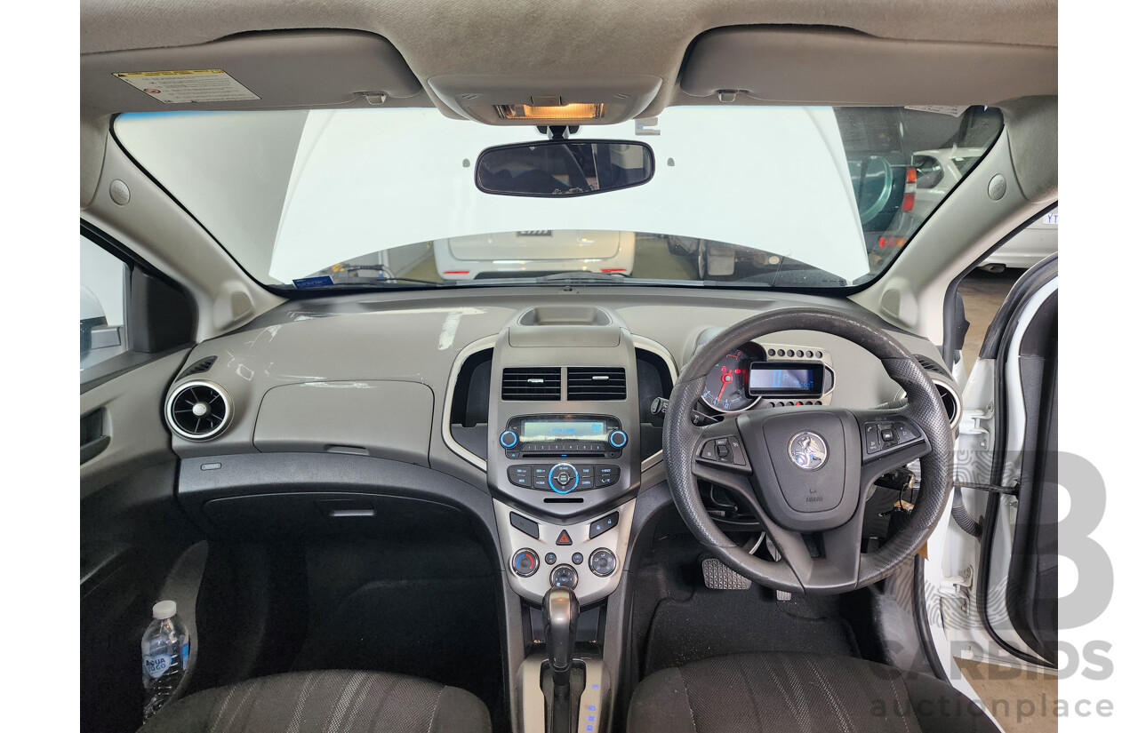 11/2012 Holden Barina  TM 5d Hatchback White 1.6L