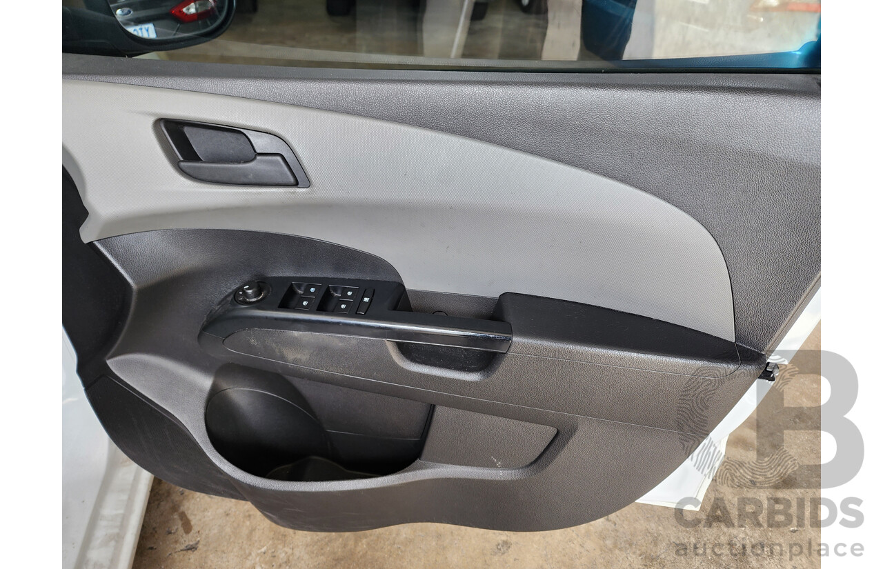 11/2012 Holden Barina  TM 5d Hatchback White 1.6L