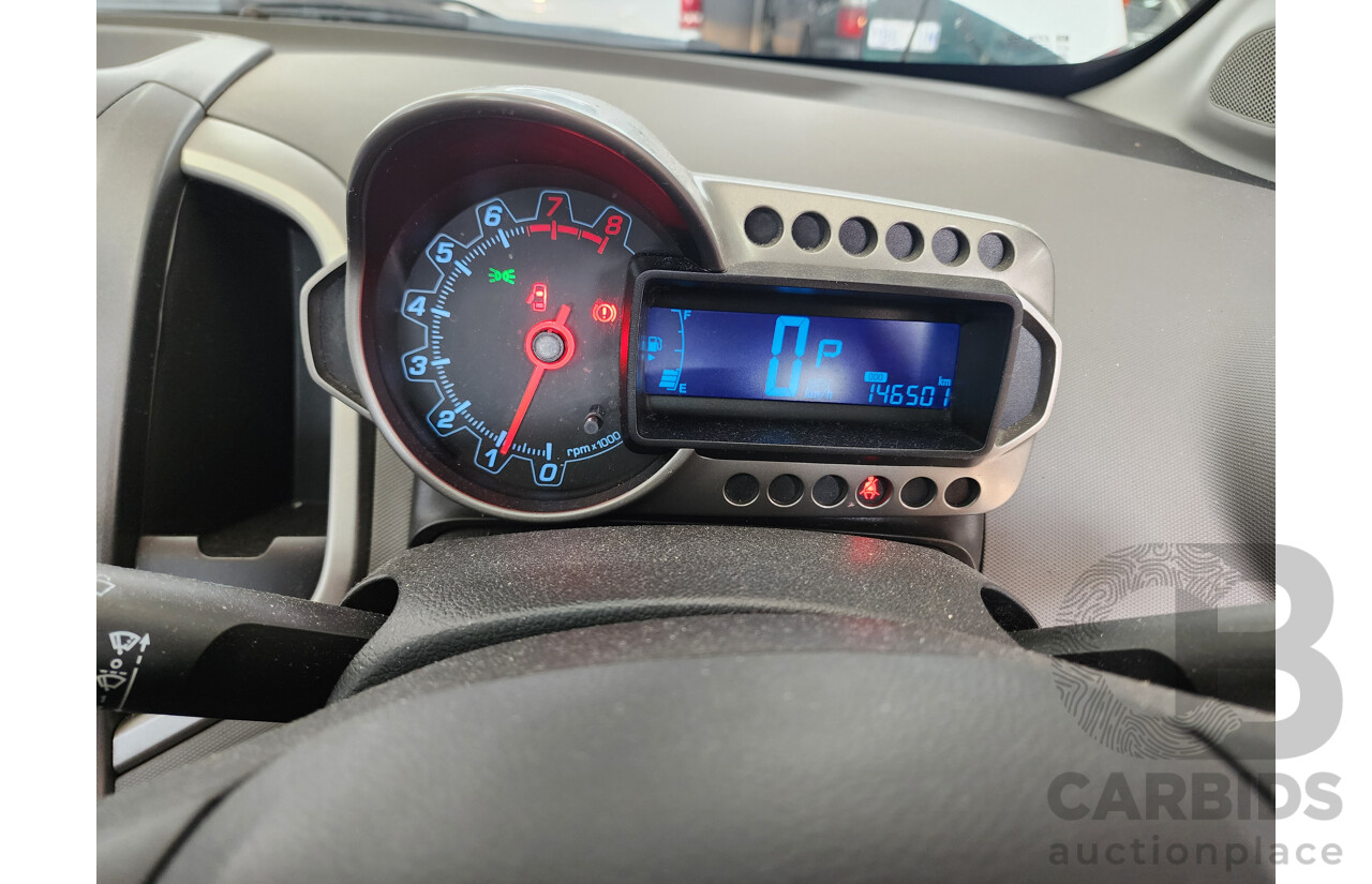 11/2012 Holden Barina  TM 5d Hatchback White 1.6L