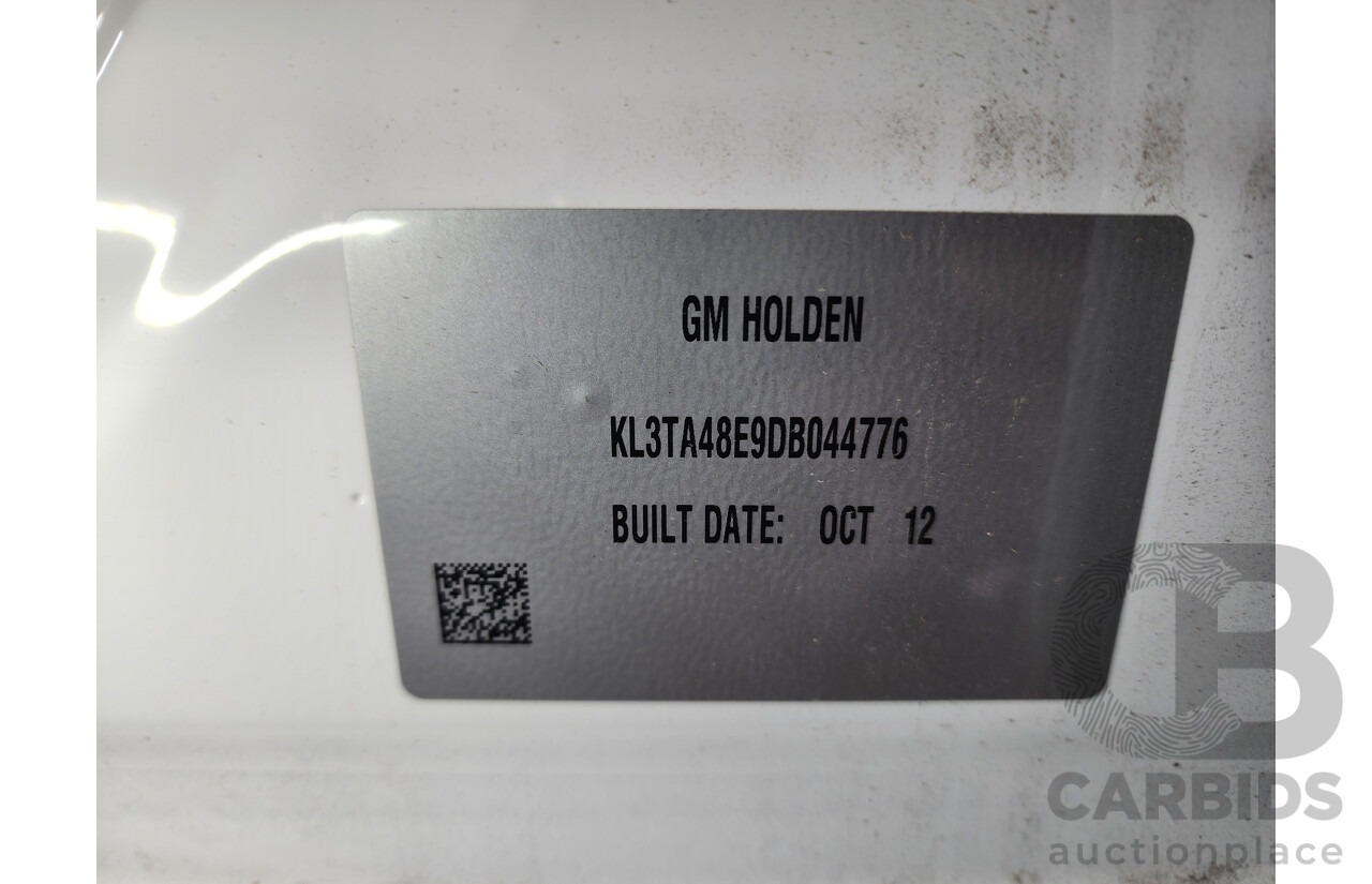 11/2012 Holden Barina  TM 5d Hatchback White 1.6L