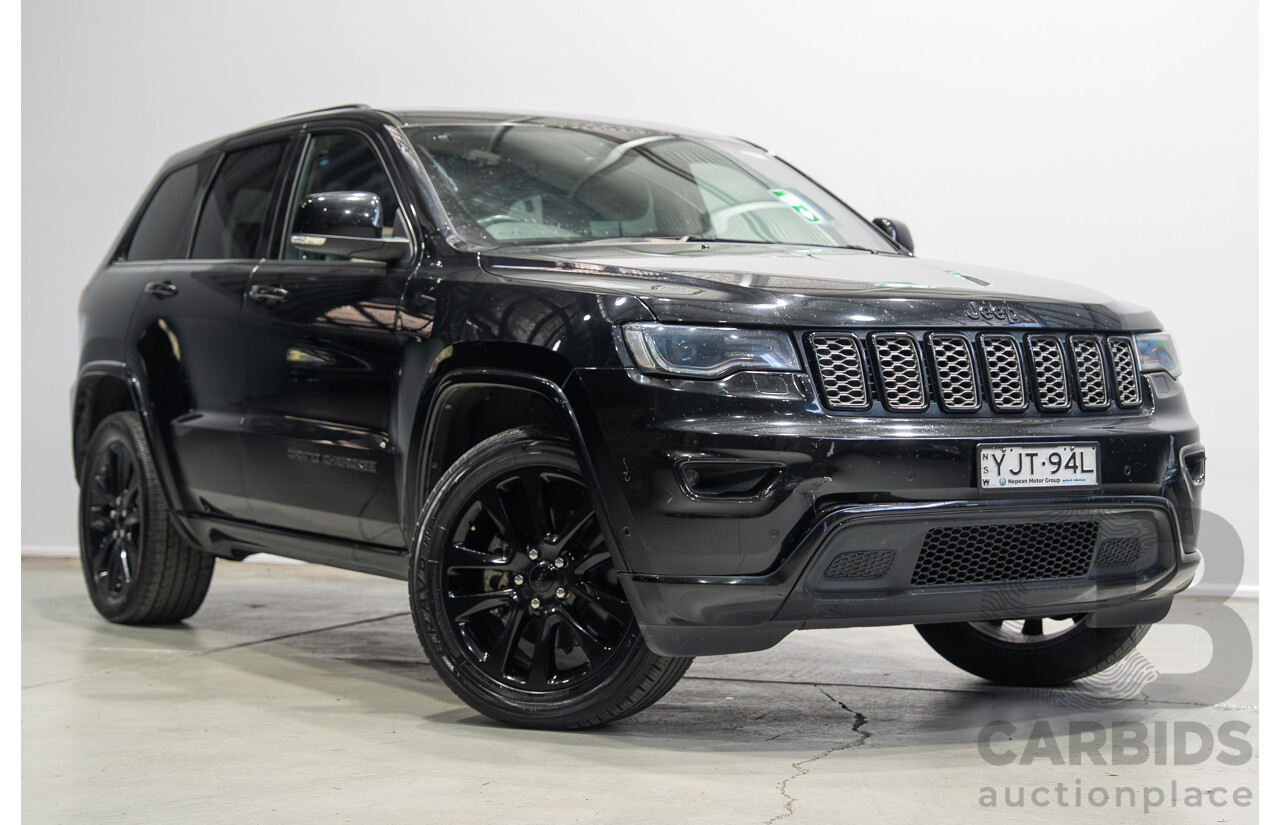 9/2019 Jeep Grand Cherokee Night Eagle (4x4) WK MY19 4d Wagon Black Turbo Diesel V6 3.0L